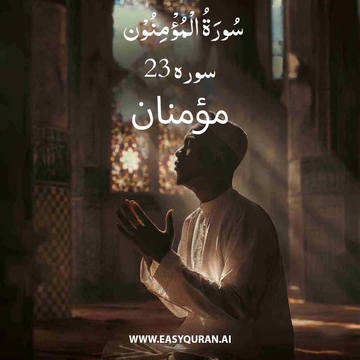 Surah 23 - المؤمنون