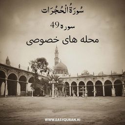 Surah 49 - الحُجُرَات
